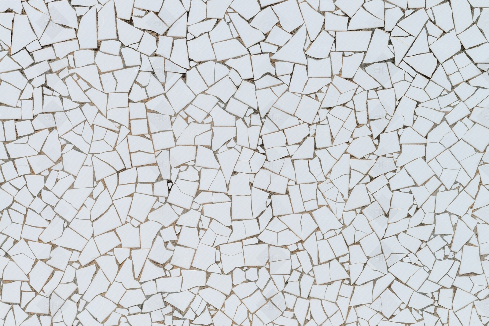 无缝白色裂纹几何马赛克贴图下载【ID:1148939119】