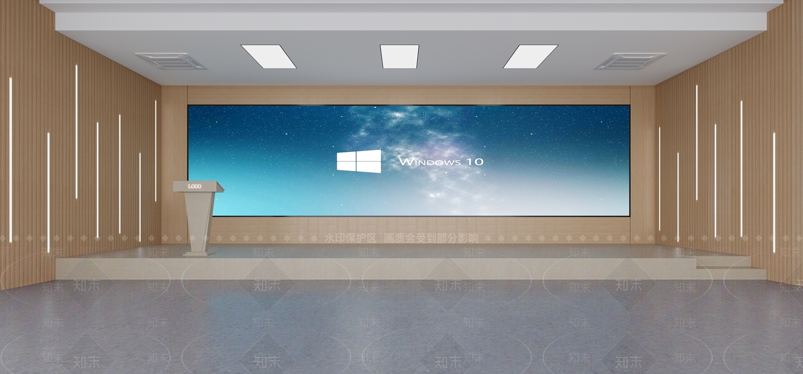 现代报告厅3D模型下载【ID:1148945665】