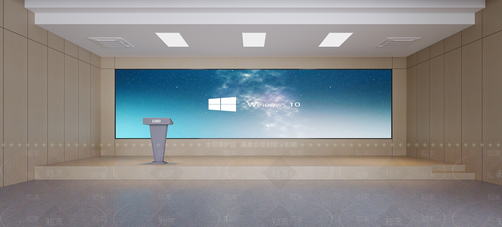 现代报告厅3D模型下载【ID:1148945665】