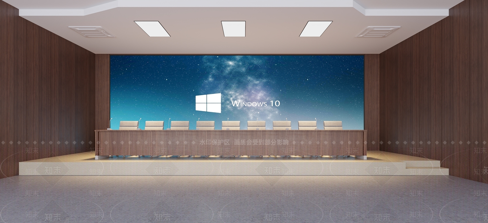 现代报告厅3D模型下载【ID:1148945665】