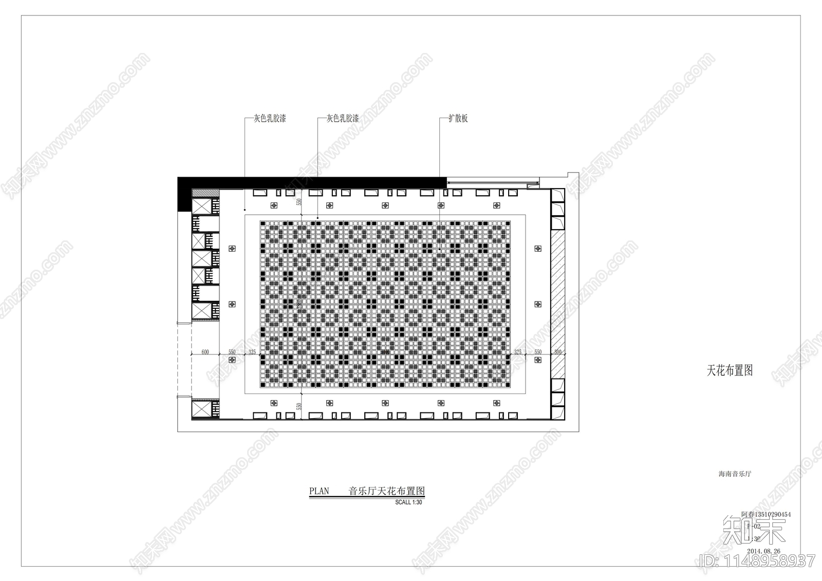 室内ktv效果图cad施工图下载【ID:1148958937】
