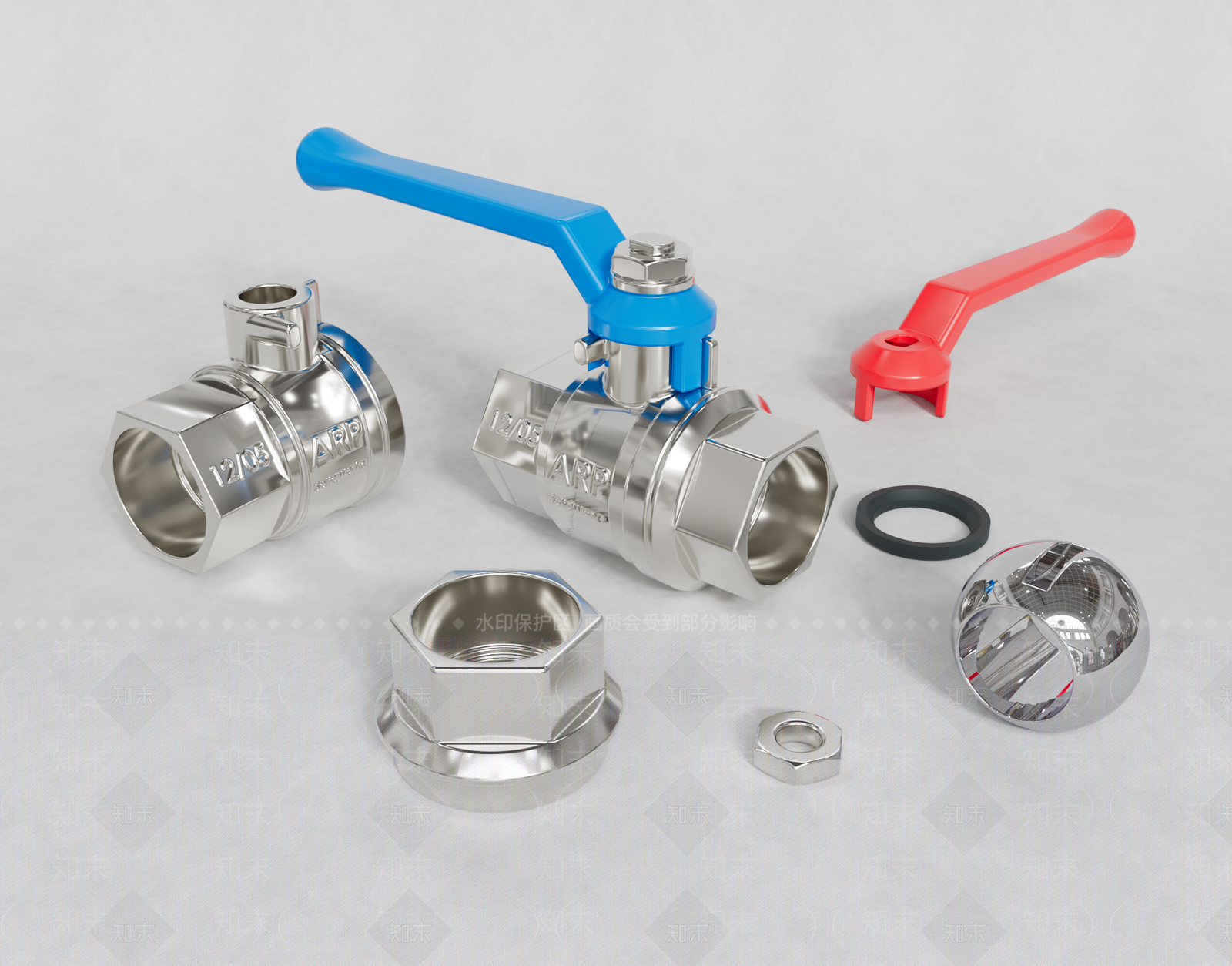 工业阀门SU模型下载【ID:1148959081】