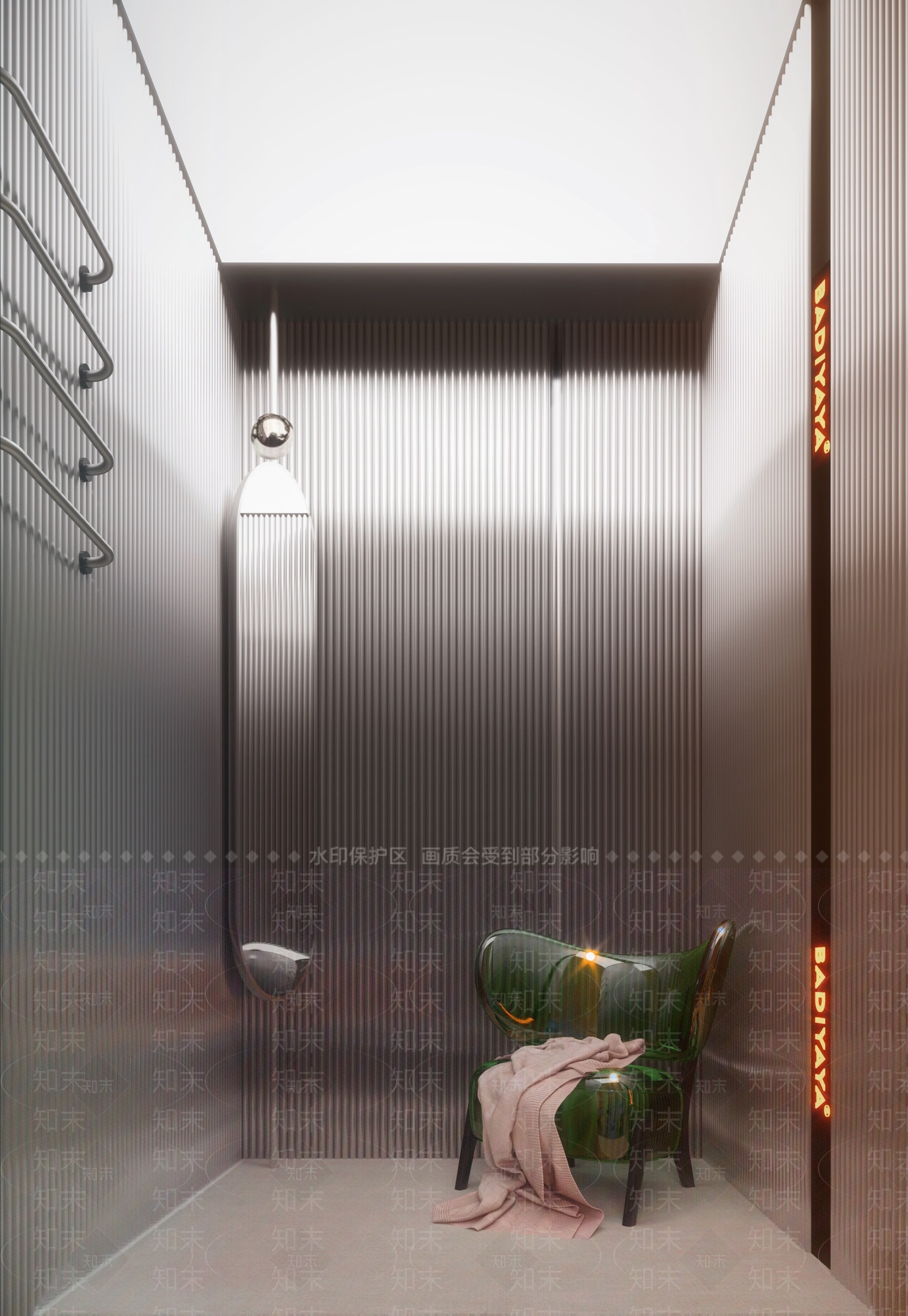 现代服装店试衣间3D模型下载【ID:1148966969】