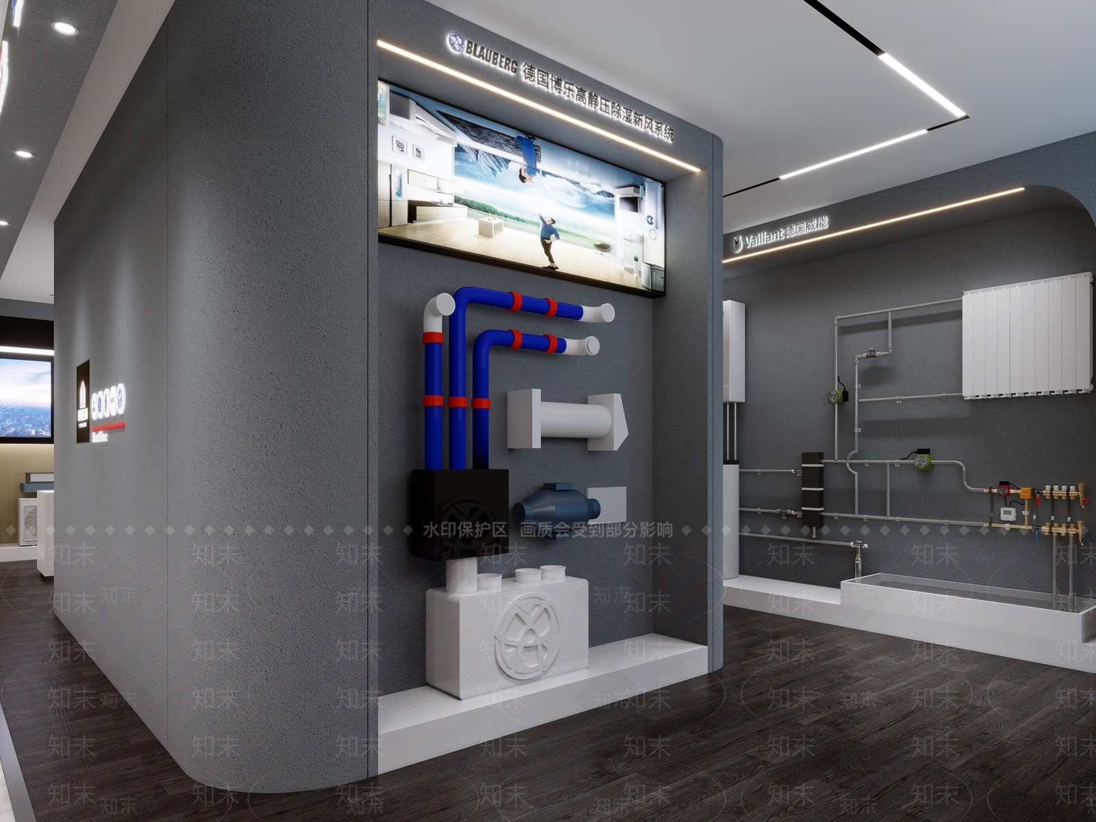 现代家电专卖店3D模型下载【ID:1148975648】