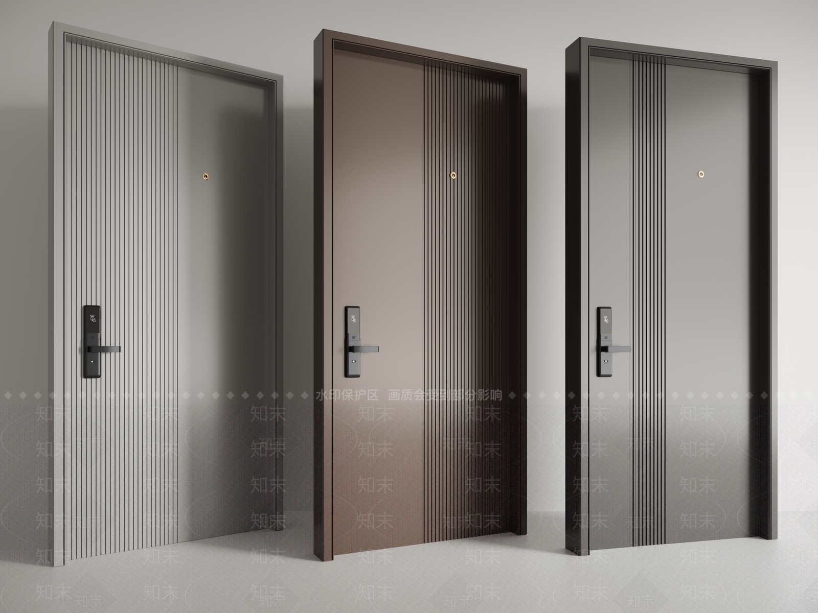 现代入户门3D模型下载【ID:1148981703】