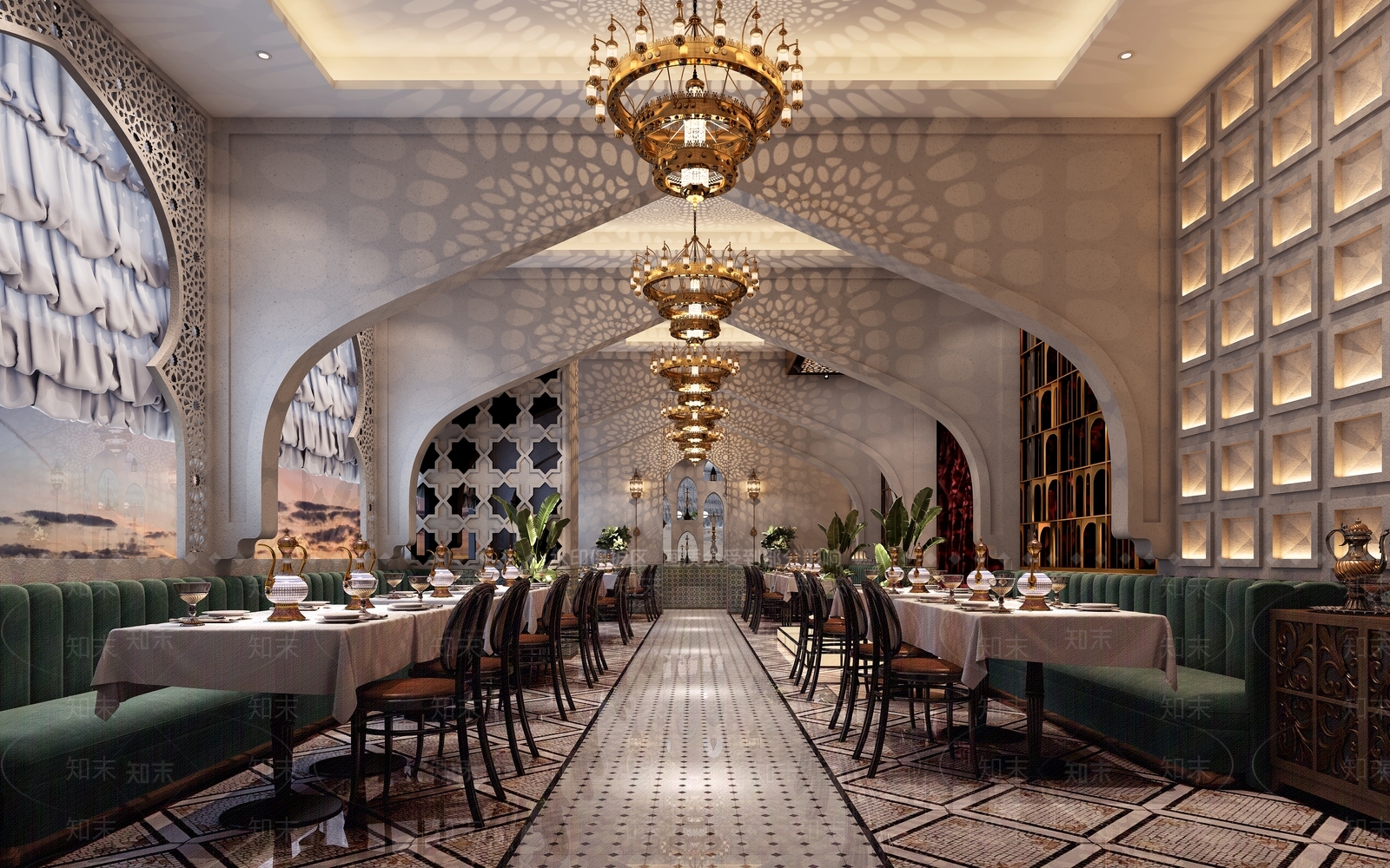 东南亚音乐餐厅3D模型下载【ID:1148988988】