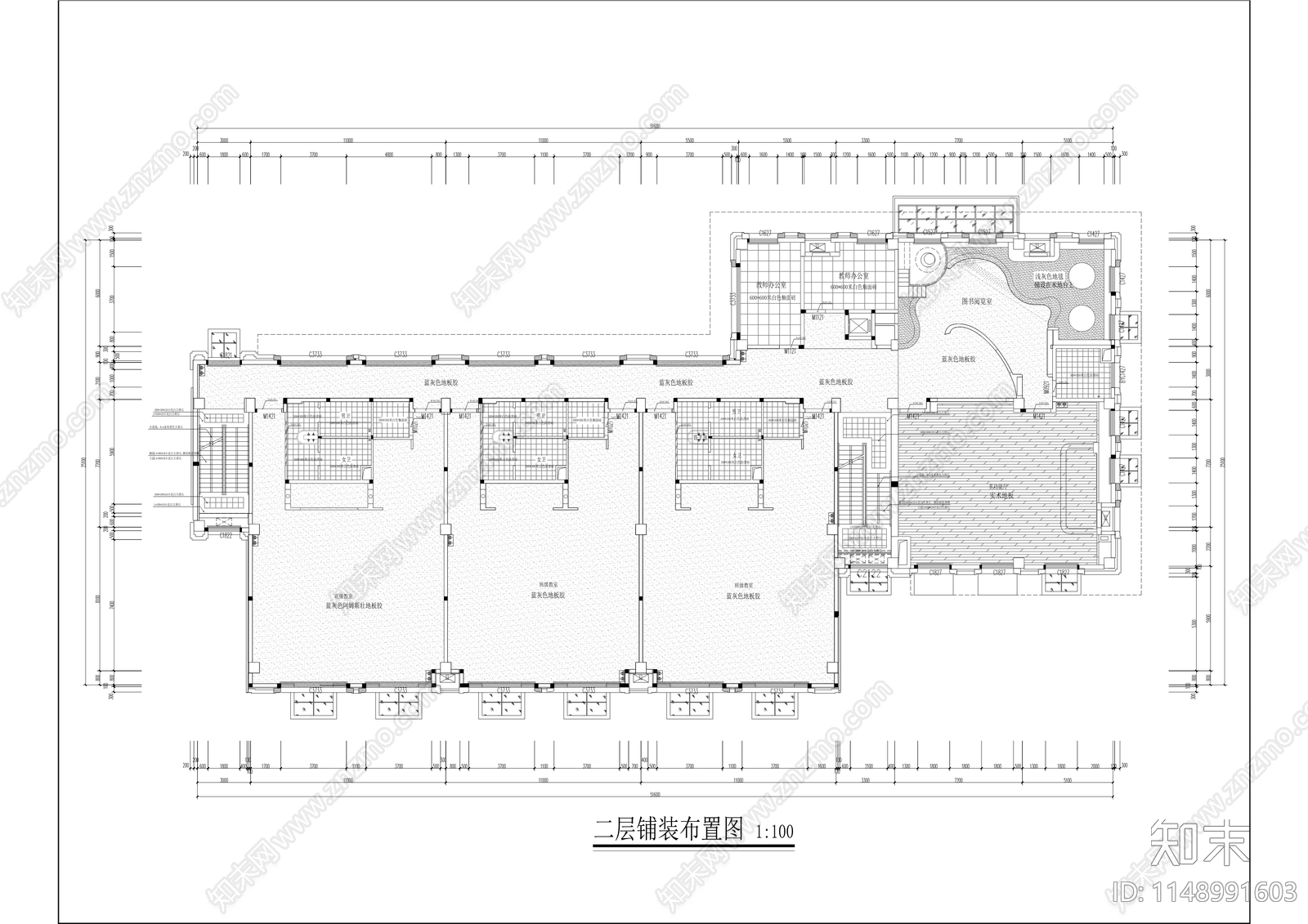 朱家巷幼儿园泰吉半岛分园室内cad施工图下载【ID:1148991603】