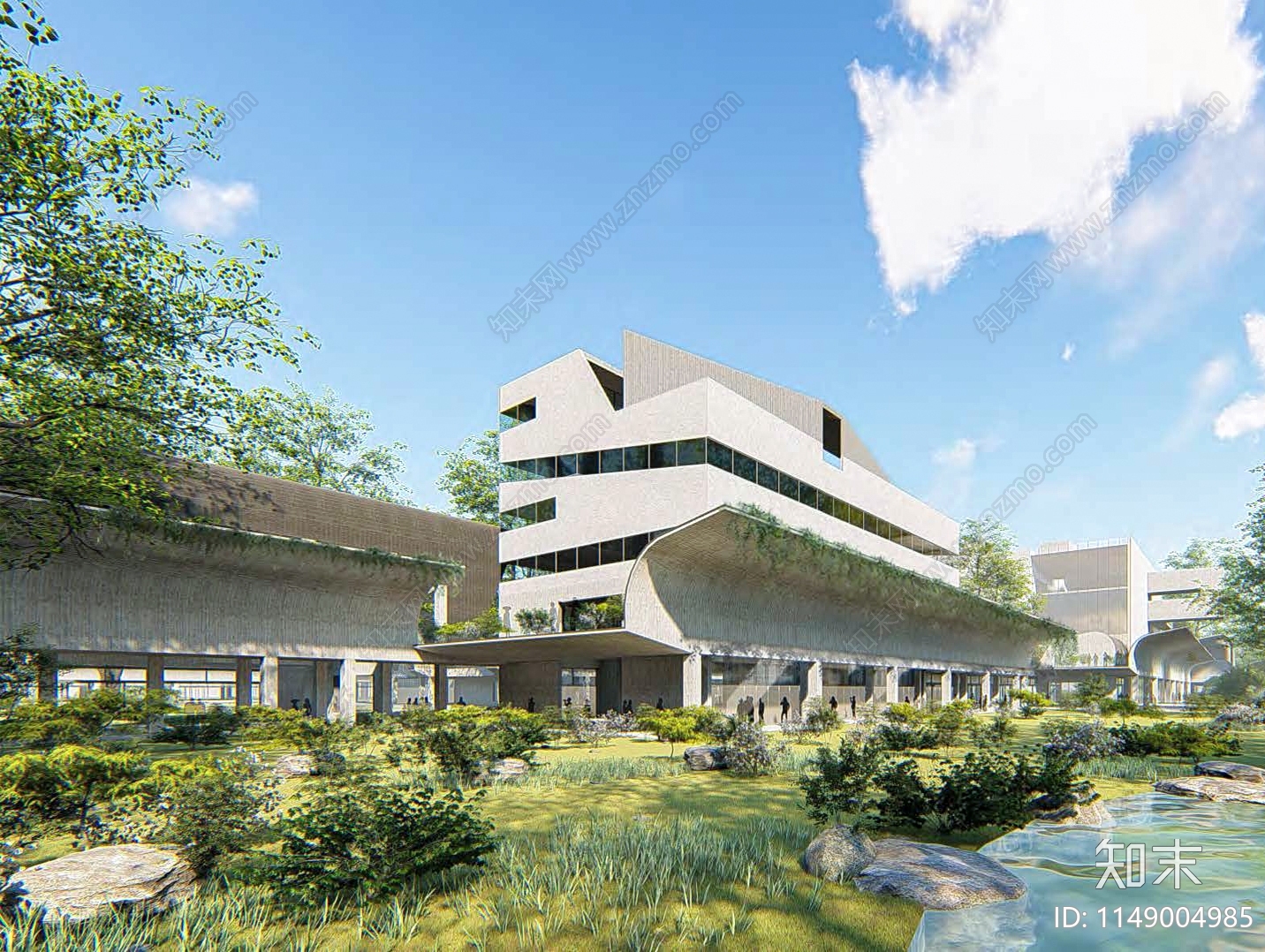 杭州中国美术学院良渚校区建筑方案文本下载【ID:1149004985】_【知末方案文本库】