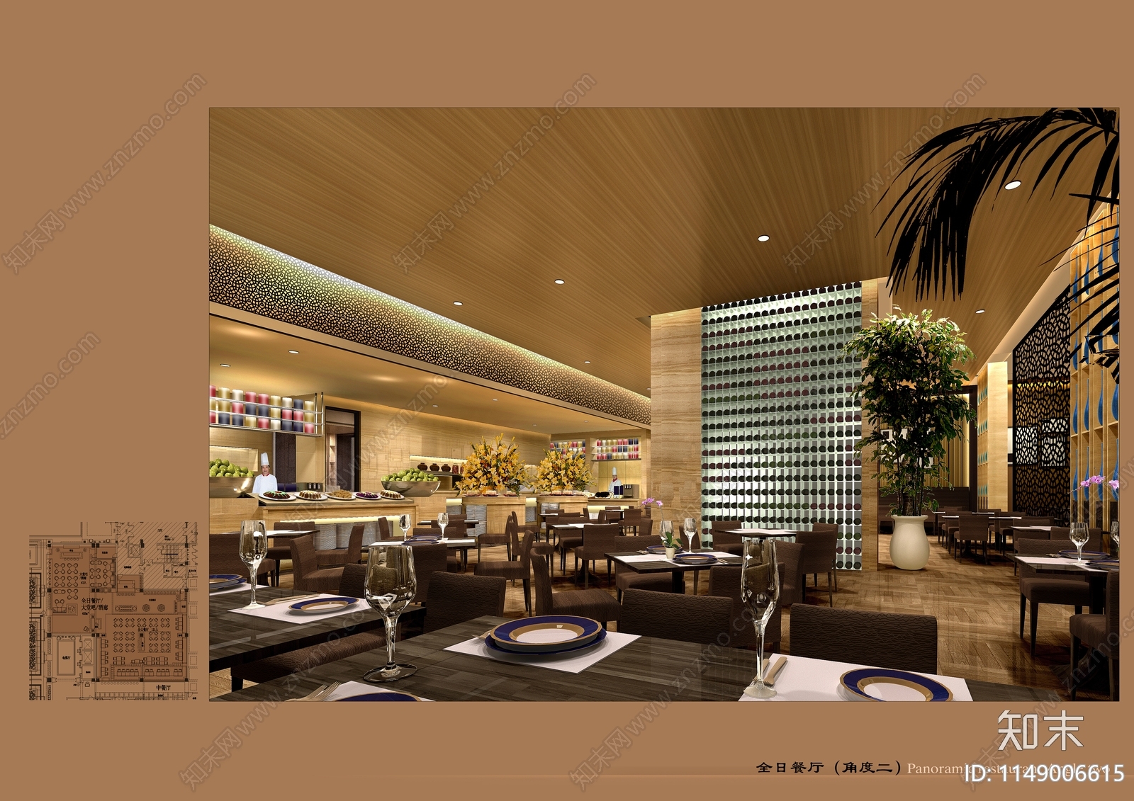 最新经典奢华五星级大酒店室内cad施工图下载【ID:1149006615】