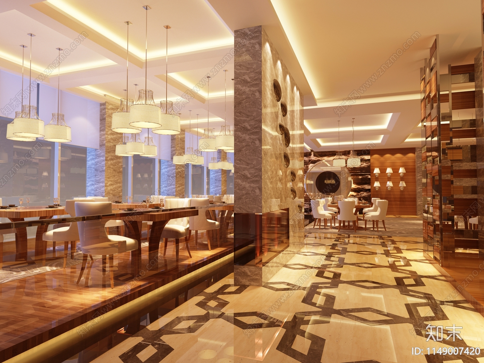 超全假日酒店室内cad施工图下载【ID:1149007420】