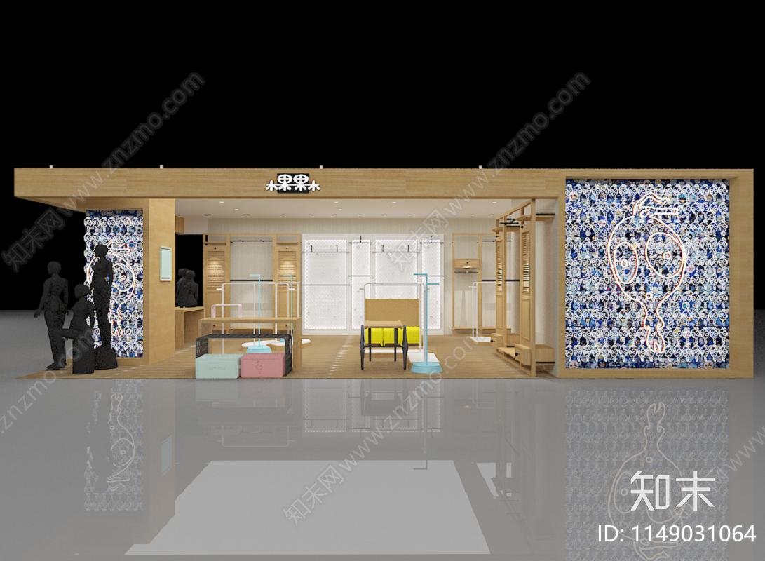 商场服装店室内cad施工图下载【ID:1149031064】