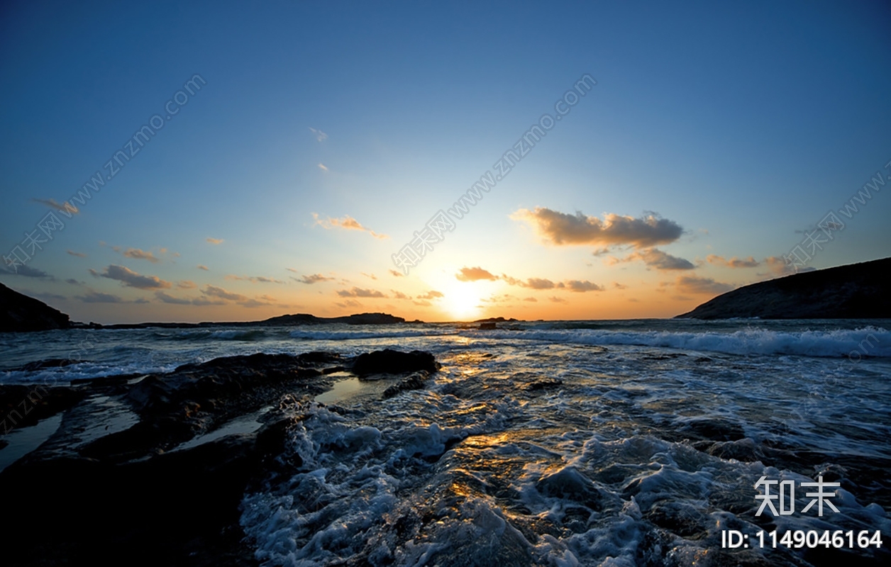 午后阳光蓝天白云大海天空日景云朵夕阳清晨傍晚天空图外景天空贴图下载【ID:1149046164】