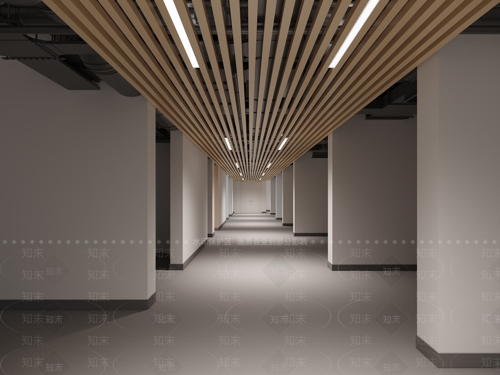 现代电梯间3D模型下载【ID:1149057477】