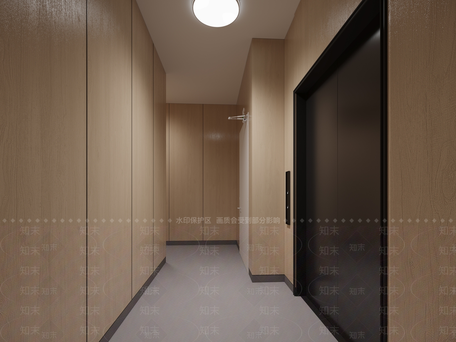 现代电梯间3D模型下载【ID:1149057477】