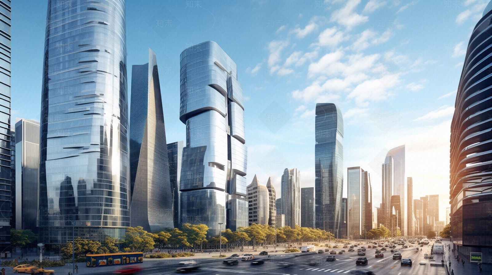 城市街道外景贴图下载【ID:1149063001】