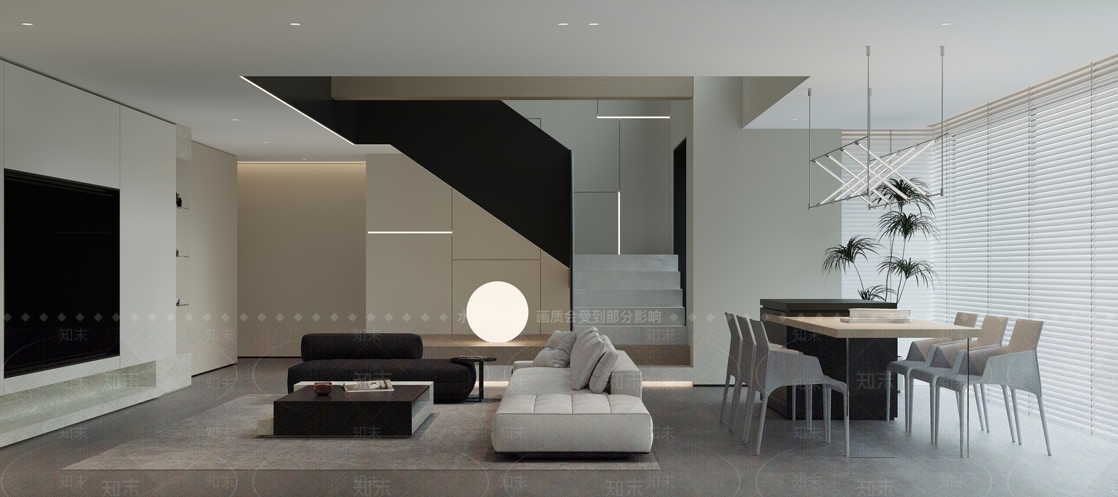 现代单身公寓3D模型下载【ID:1149067545】