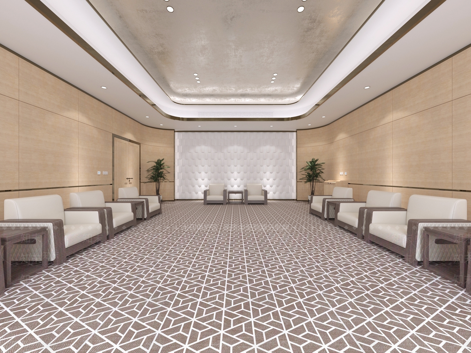 现代会客厅3D模型下载【ID:1149070121】