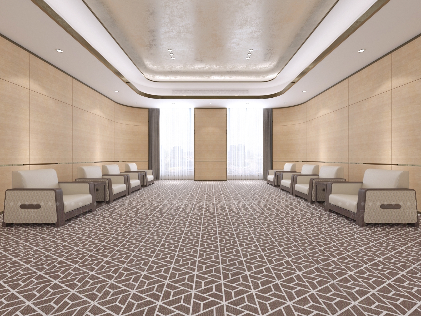 现代会客厅3D模型下载【ID:1149070121】