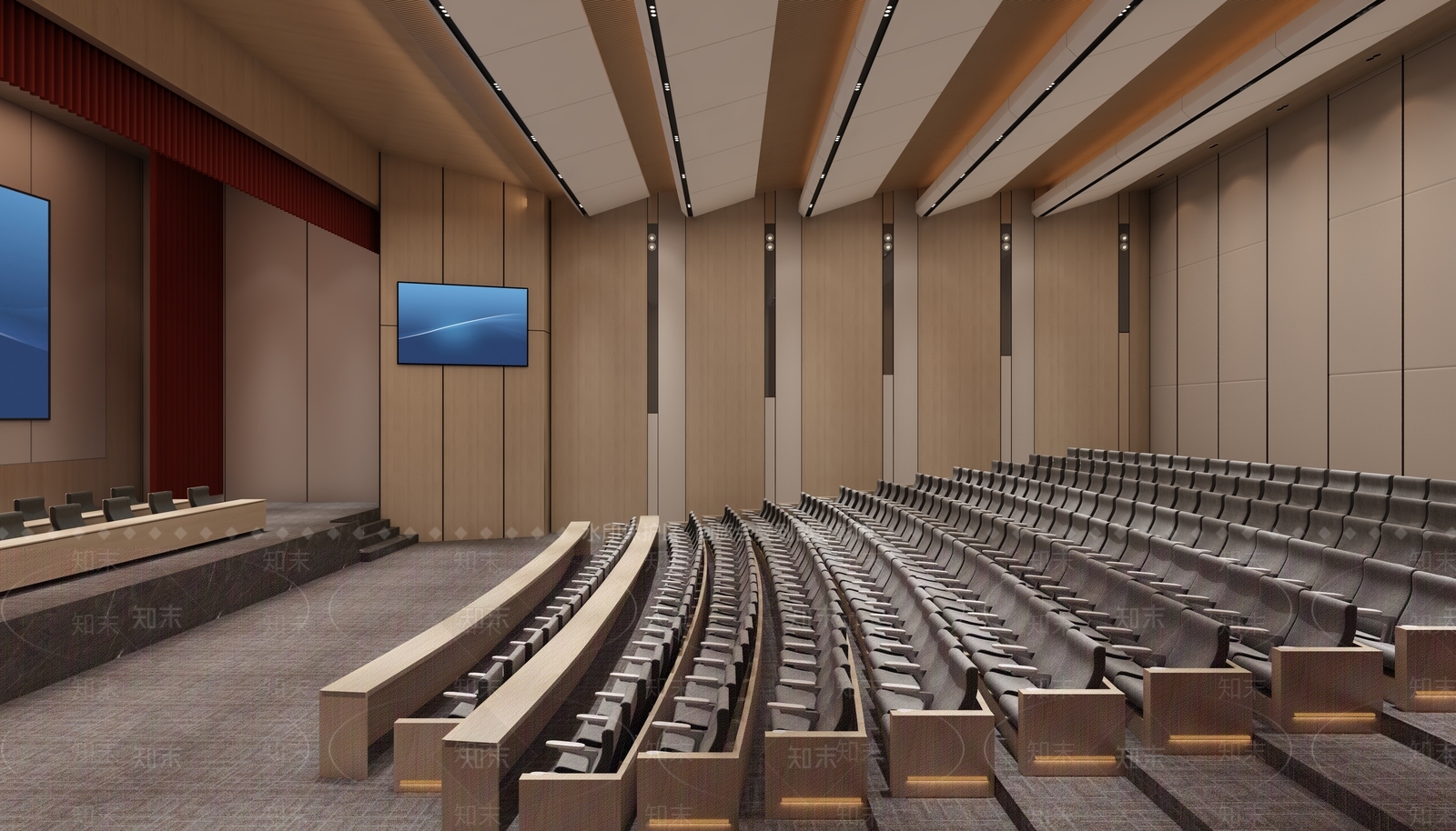 现代报告厅3D模型下载【ID:1149073929】