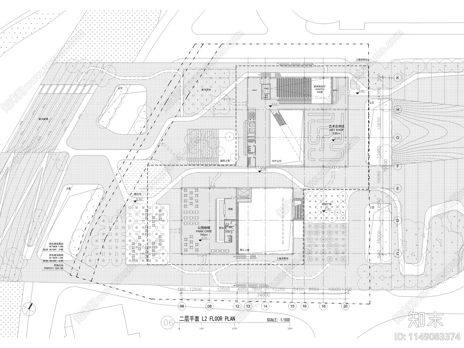 9套美术馆建筑施工图下载【ID:1149083374】