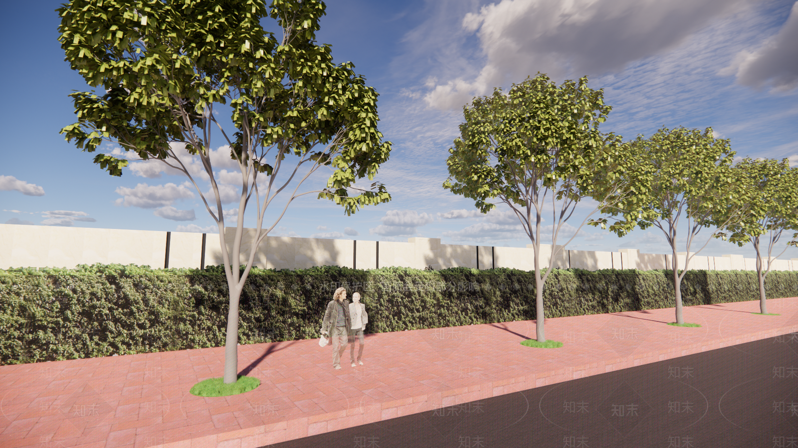 三维国槐行道树SU模型下载【ID:1149083741】