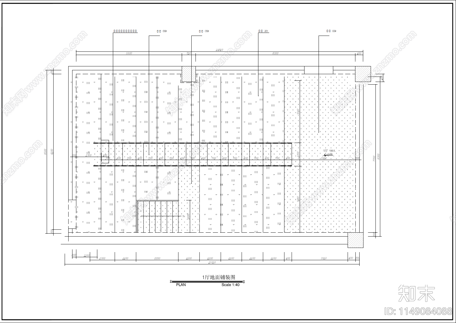 国际电影院室内cad施工图下载【ID:1149084088】