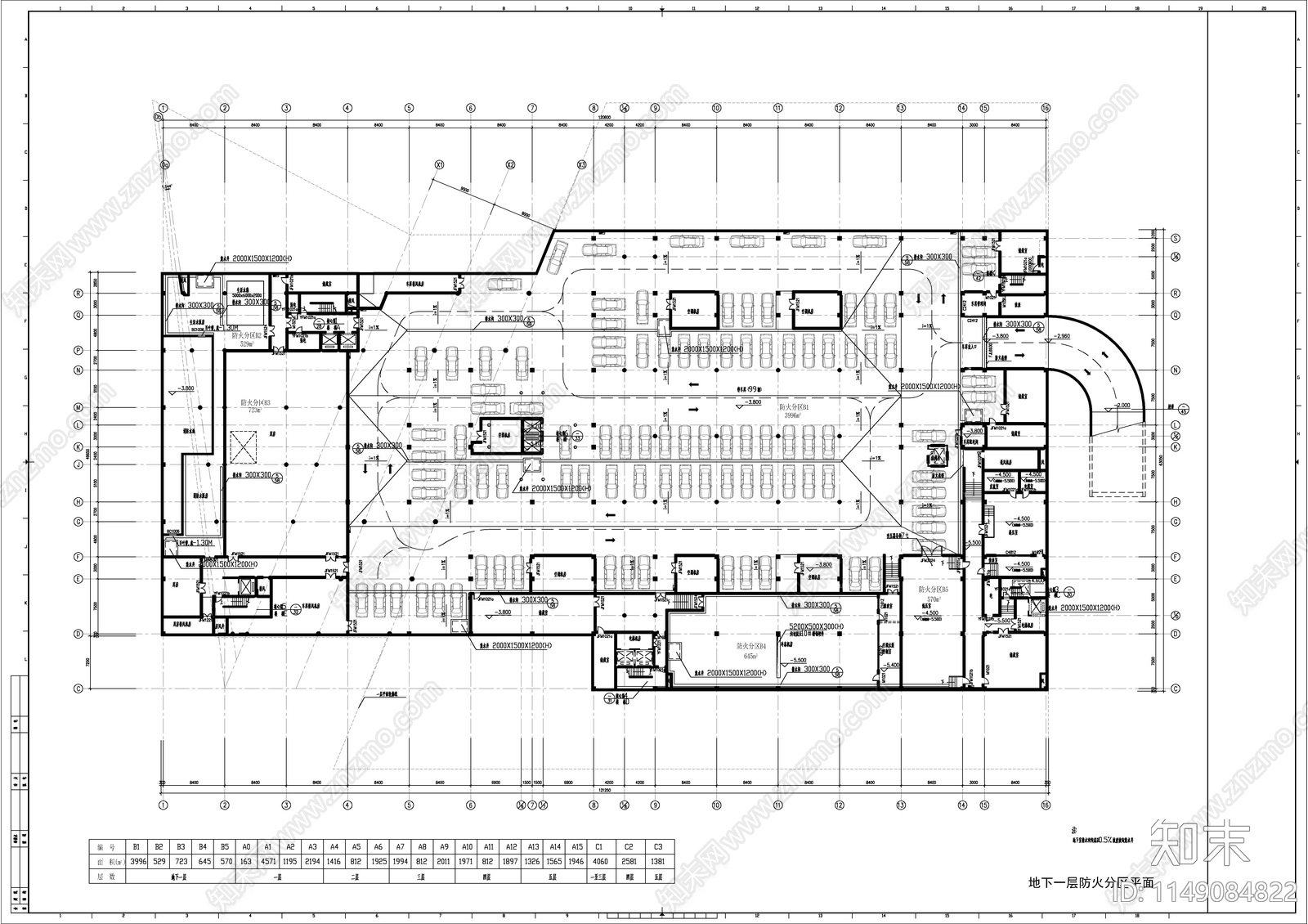 图书馆建筑cad施工图下载【ID:1149084822】