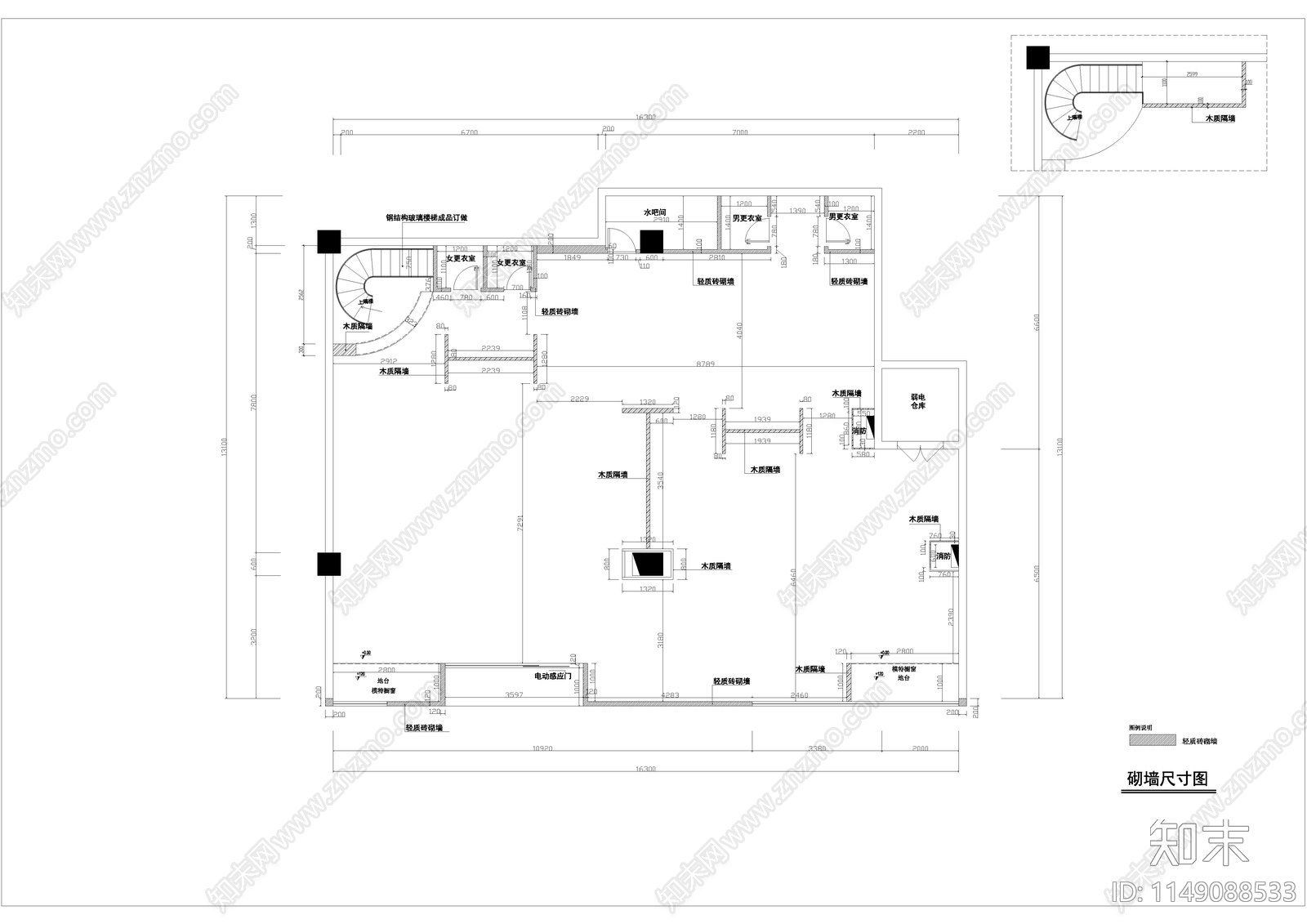 服装店室内cad施工图下载【ID:1149088533】