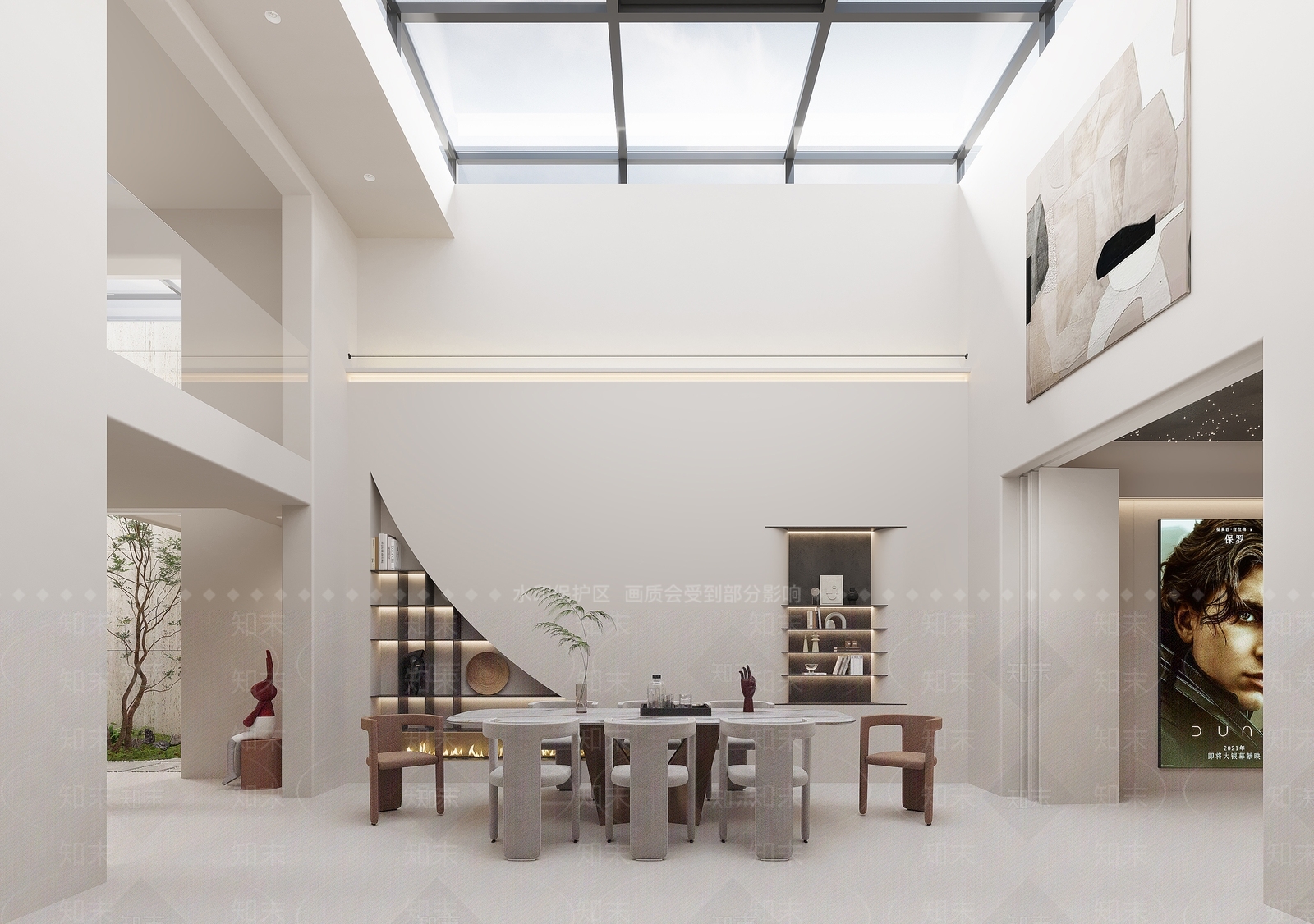 侘寂家居影音室3D模型下载【ID:1149096487】