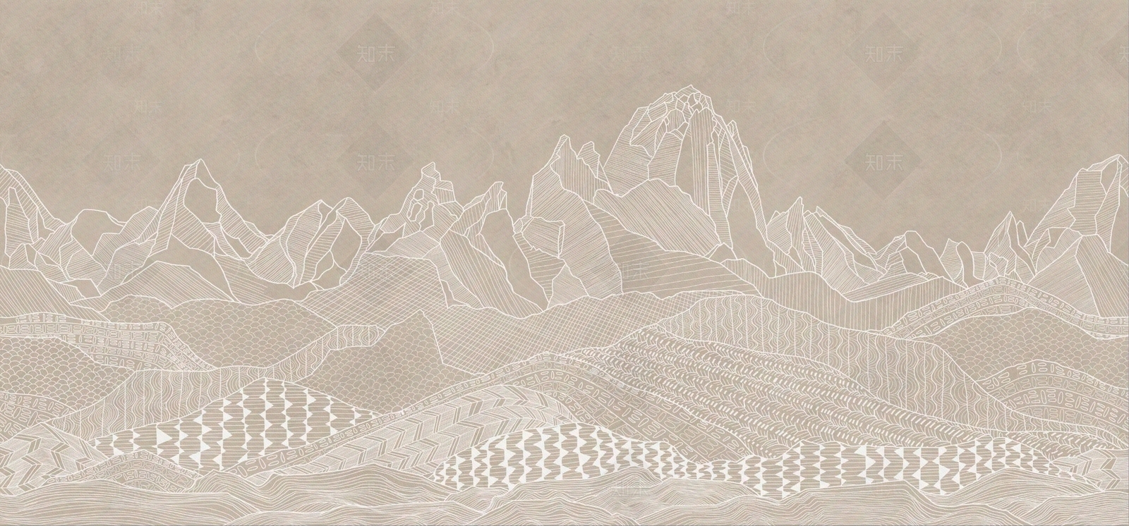 艾嘉利抽象线条图案壁纸贴图下载【ID:1149098852】