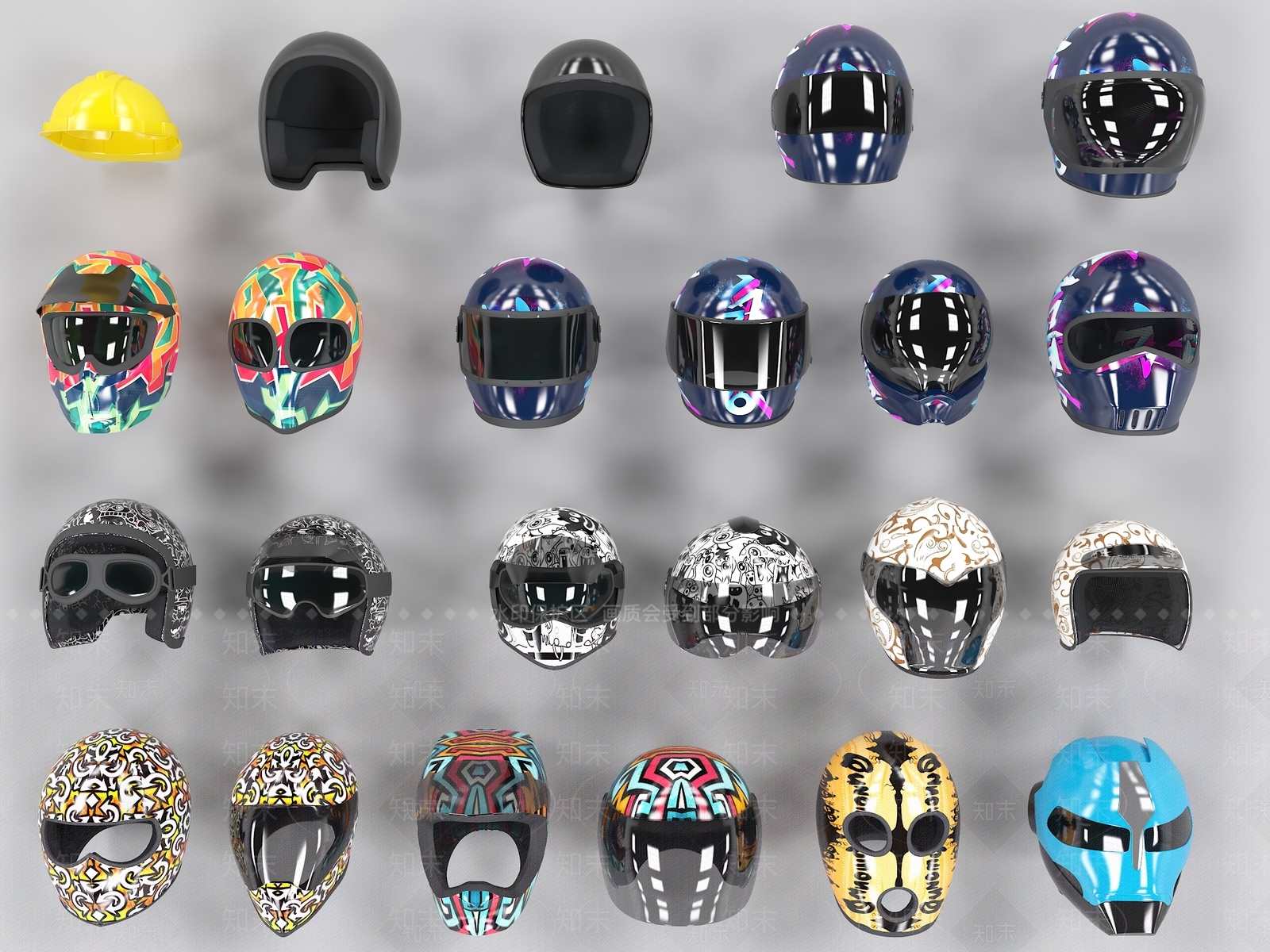 头盔3D模型下载【ID:1149101298】
