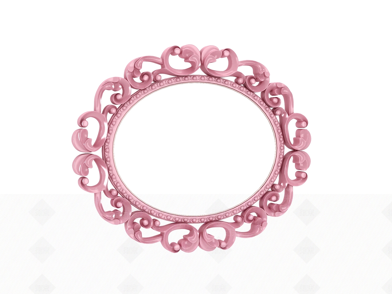 雕花镜子3D模型下载【ID:1149106405】