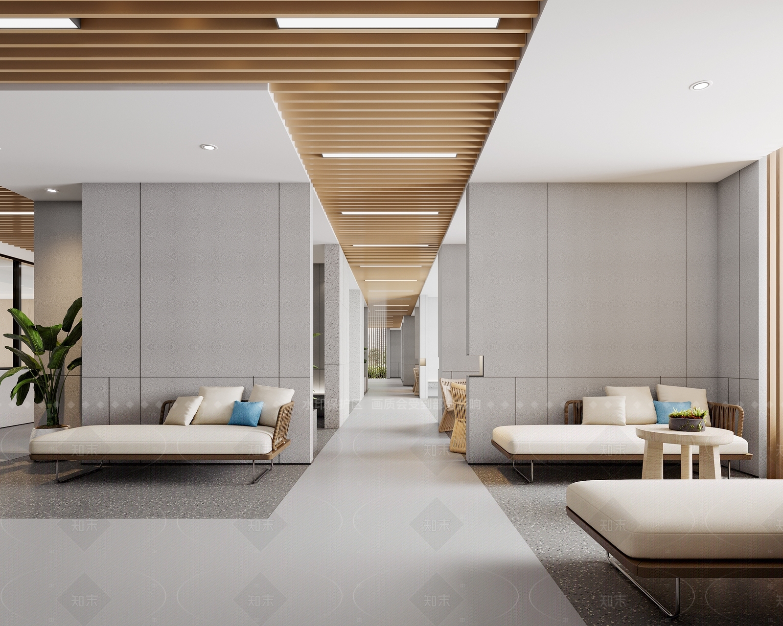 现代休息区3D模型下载【ID:1157497991】