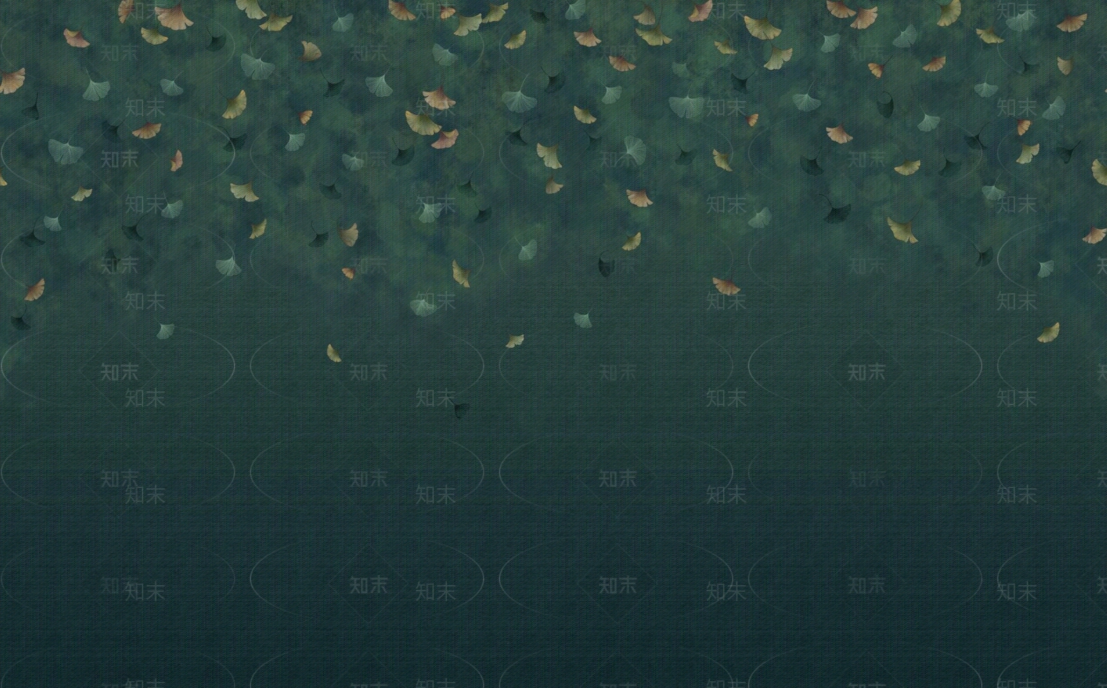 艾嘉利新中式银杏植物壁画贴图下载【ID:1149124880】