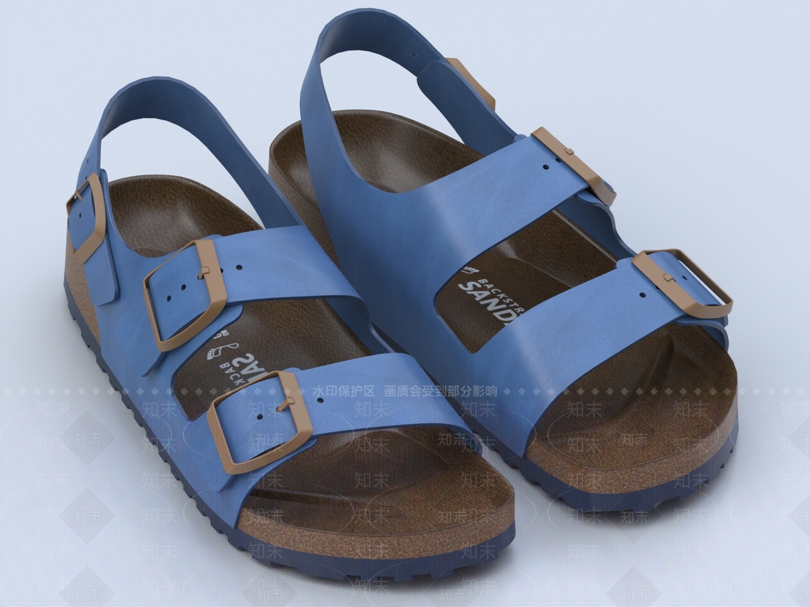 凉鞋3D模型下载【ID:1149138317】