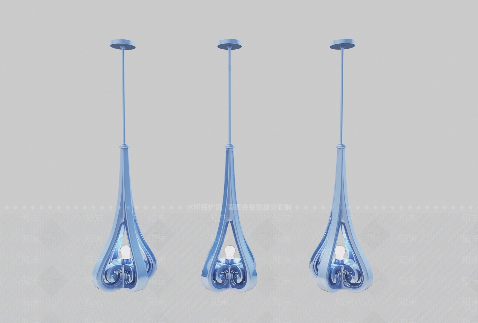 地中海吊灯3D模型下载【ID:1149142254】