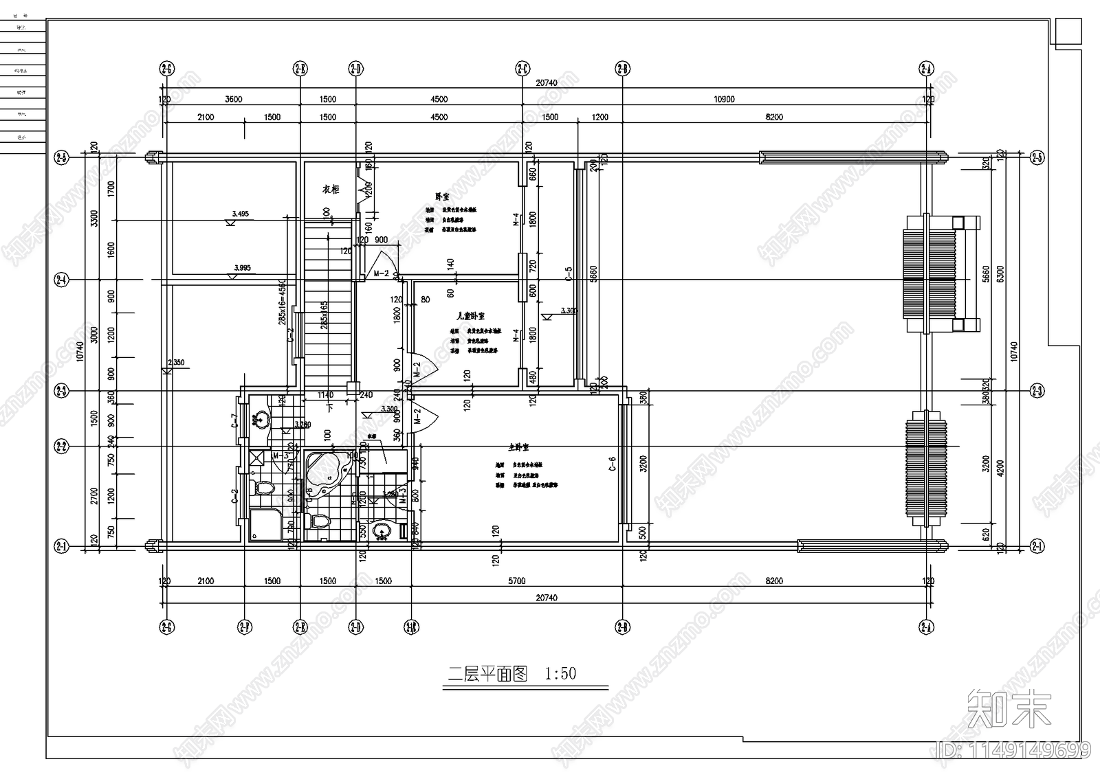 北京小别院cad施工图下载【ID:1149149699】