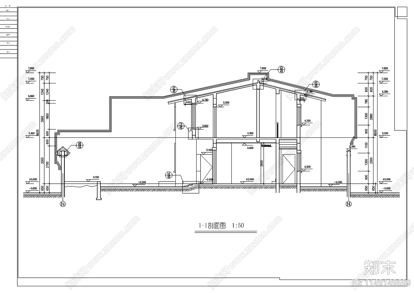 北京小别院cad施工图下载【ID:1149149699】