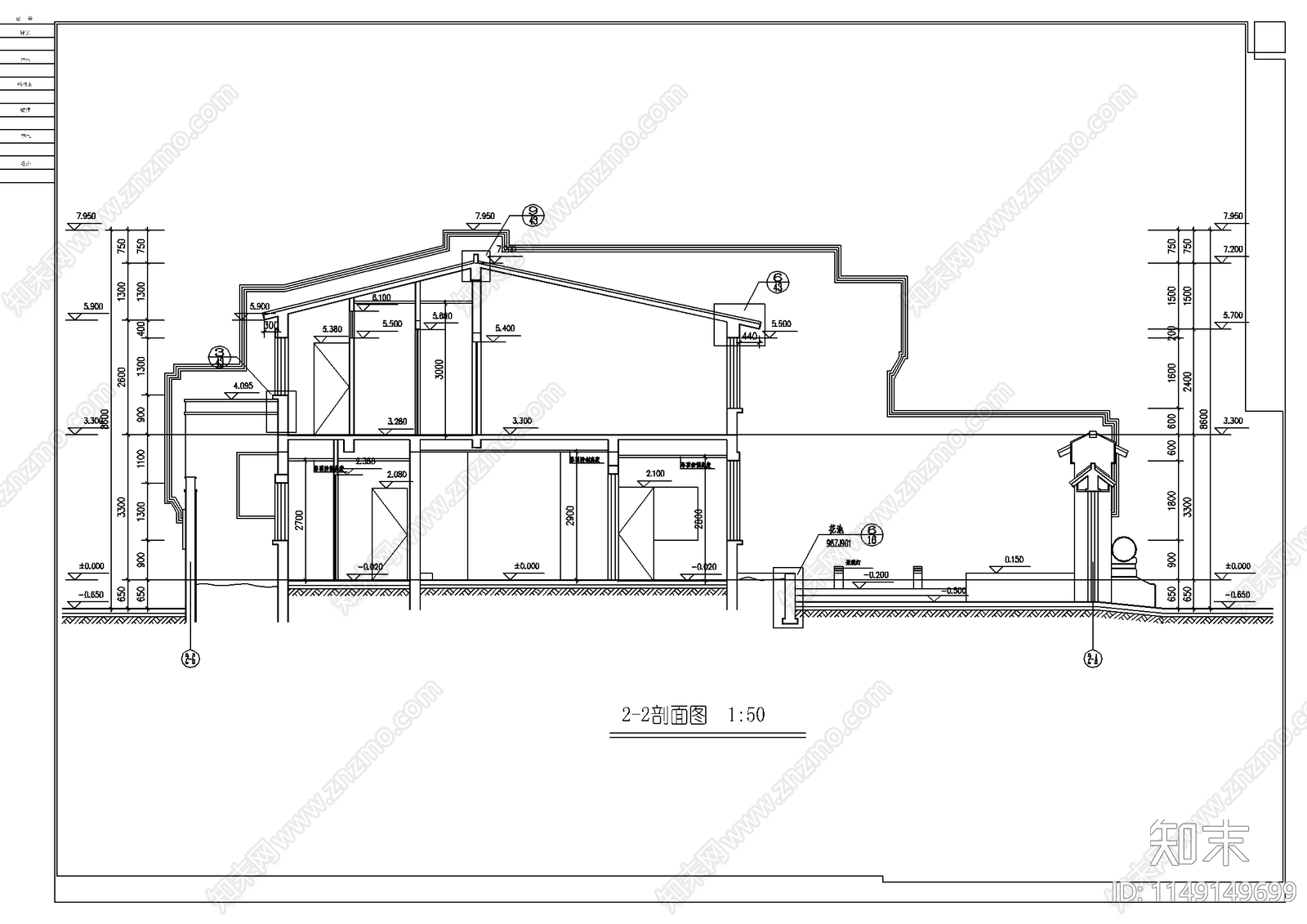 北京小别院cad施工图下载【ID:1149149699】