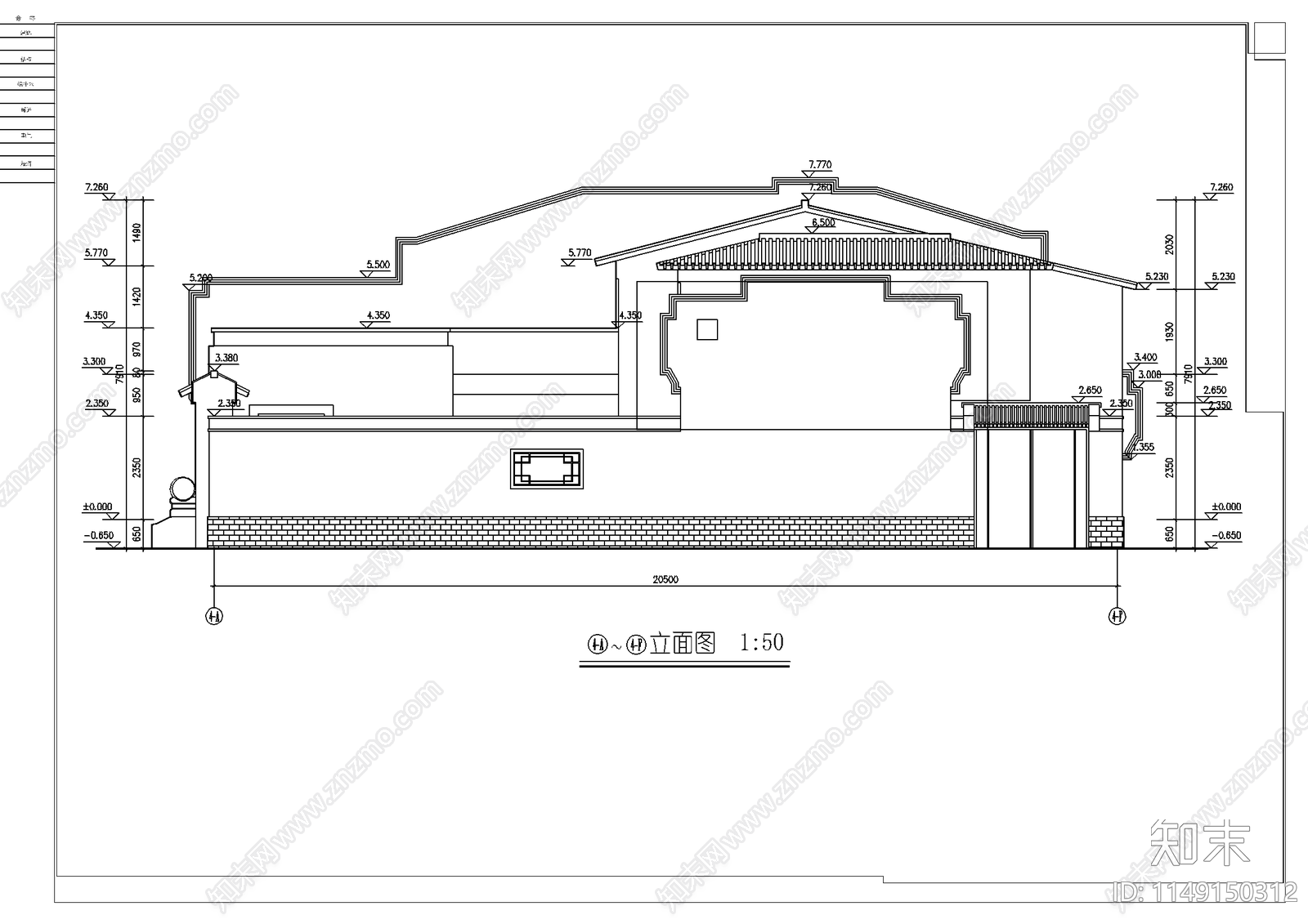 北方四合院cad施工图下载【ID:1149150312】