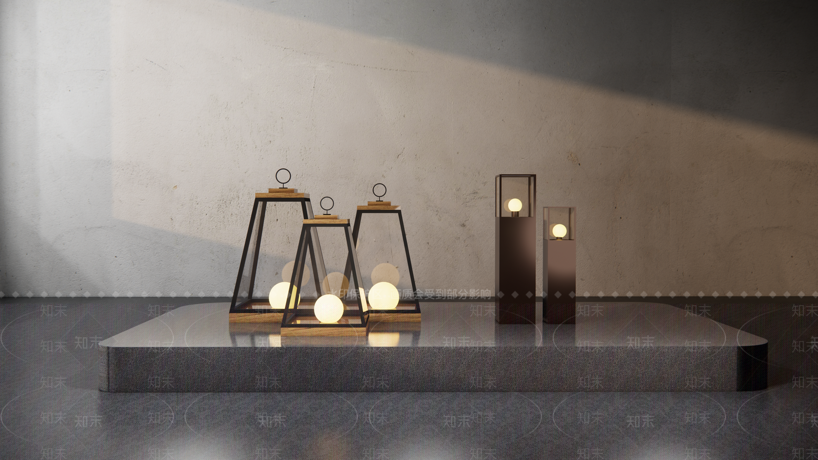 现代景观灯具SU模型下载【ID:1149151211】