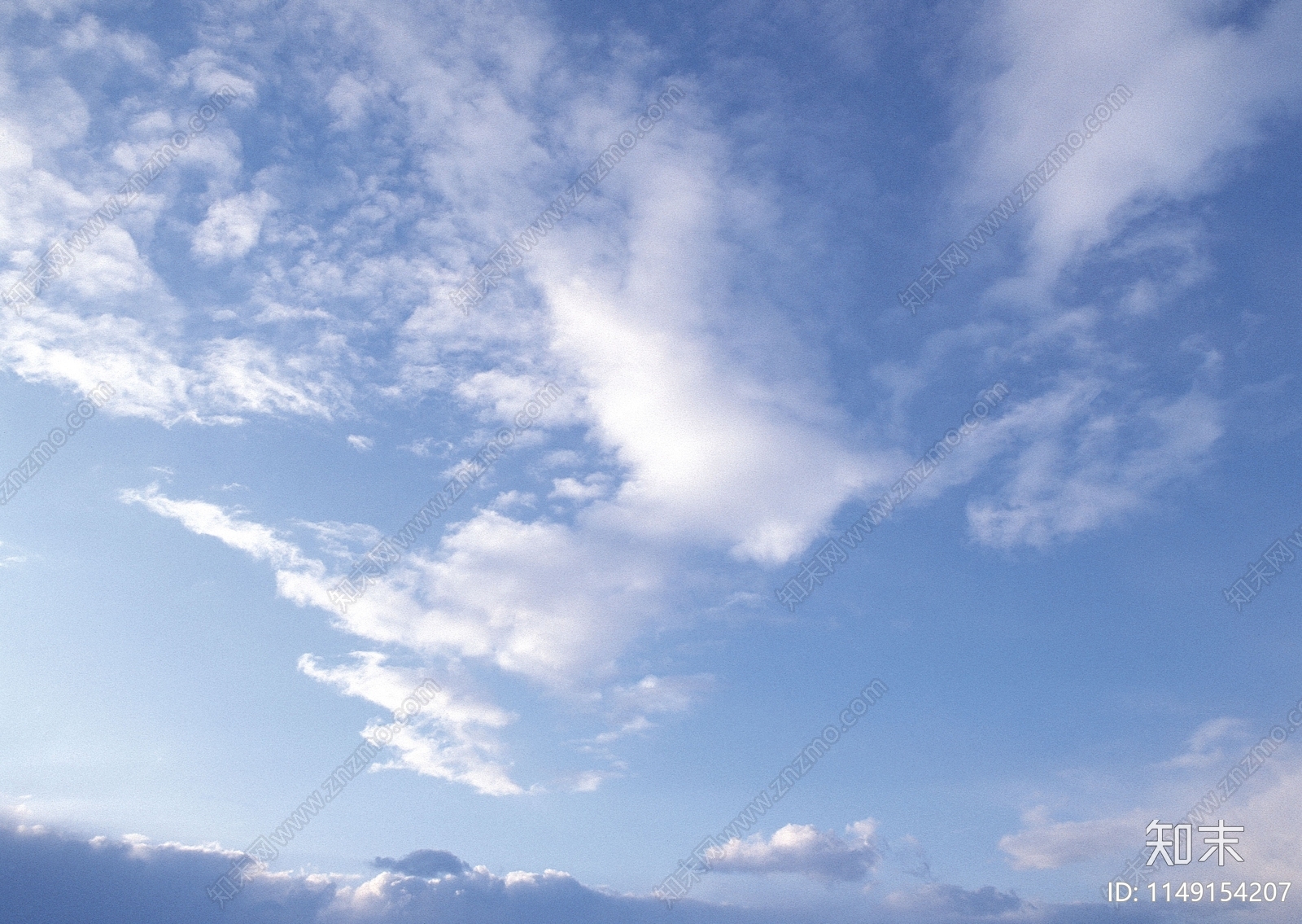 蓝天白云日景白天云朵天空外景自然风景竞赛风天空贴图下载【ID:1149154207】