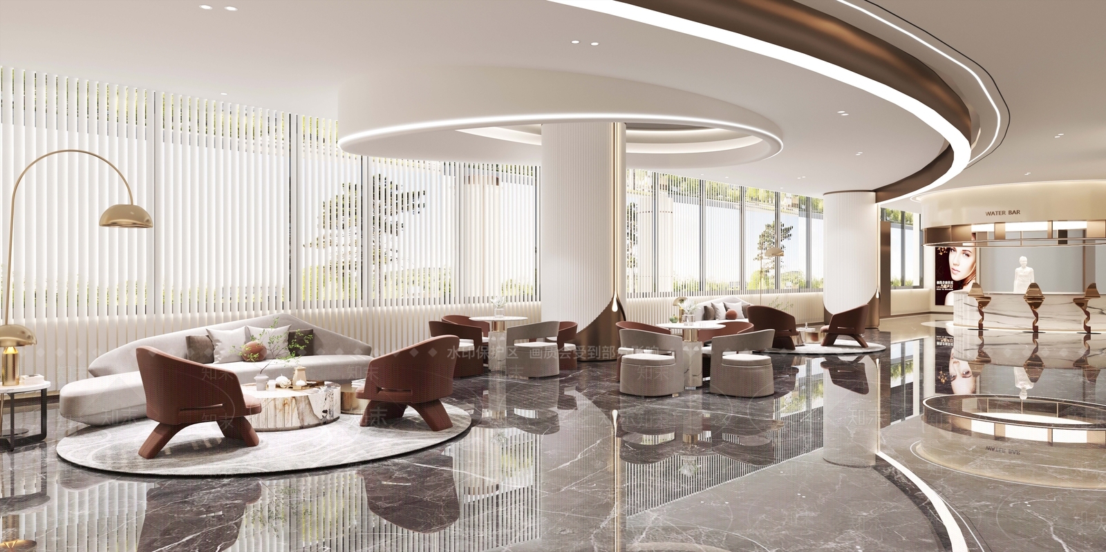 现代美容SPA店3D模型下载【ID:1149161281】