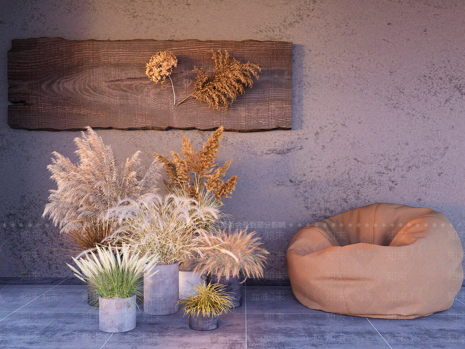 芦苇植物盆栽SU模型下载【ID:1149161980】