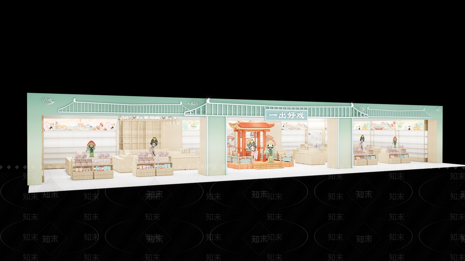 现代文创杂货店SU模型下载【ID:1149166958】