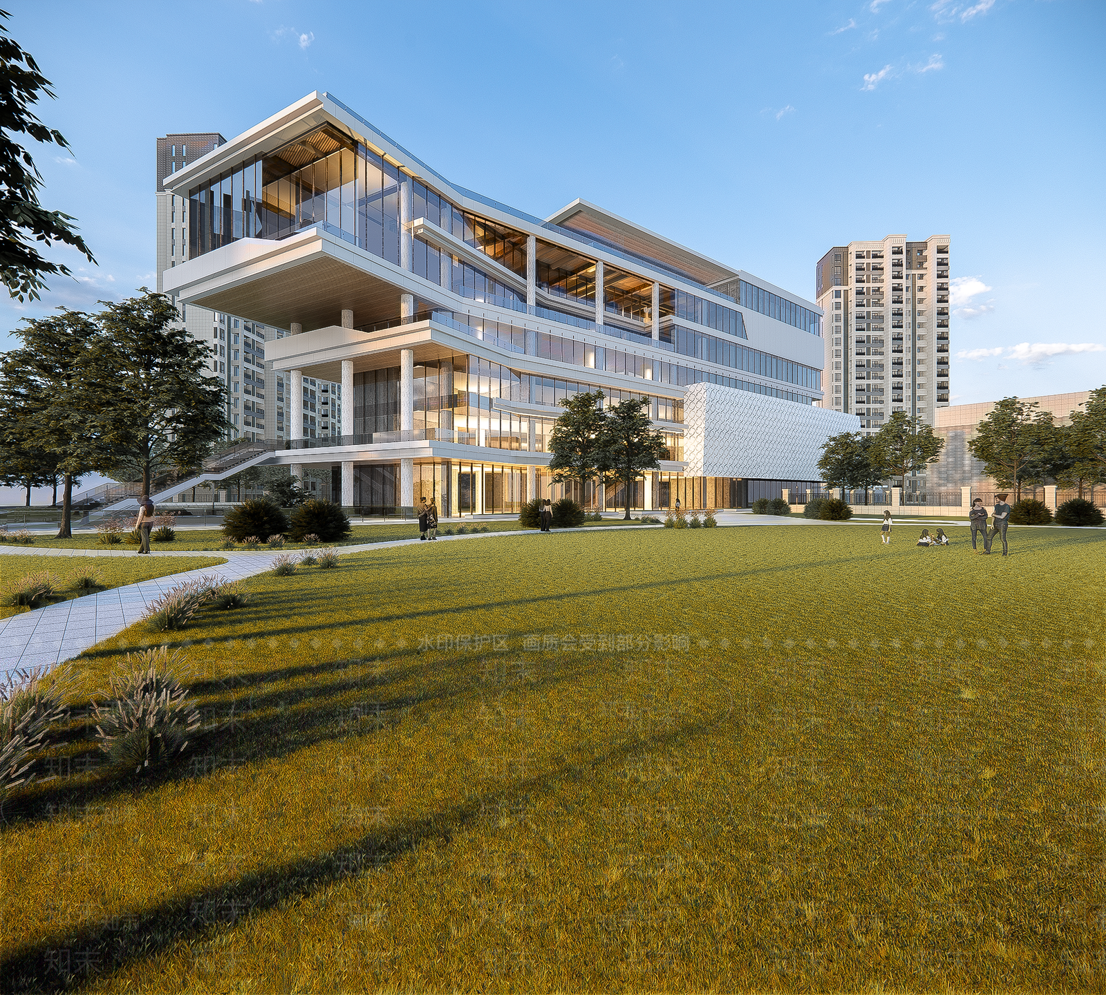 现代社区活动中心SU模型下载【ID:1149169103】