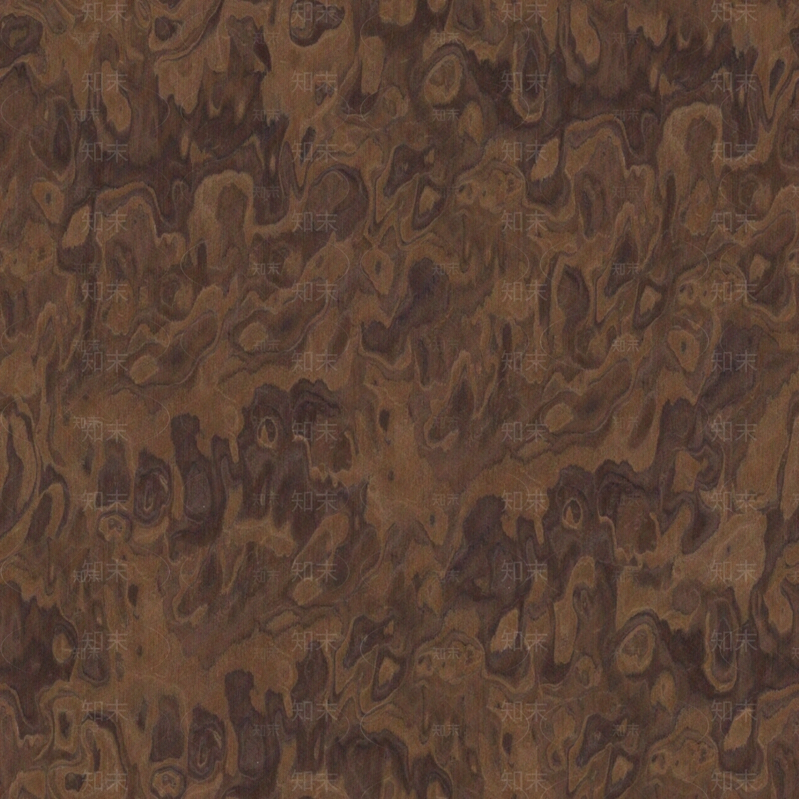 无缝棕色木瘤科技木皮贴图下载【ID:1149170232】
