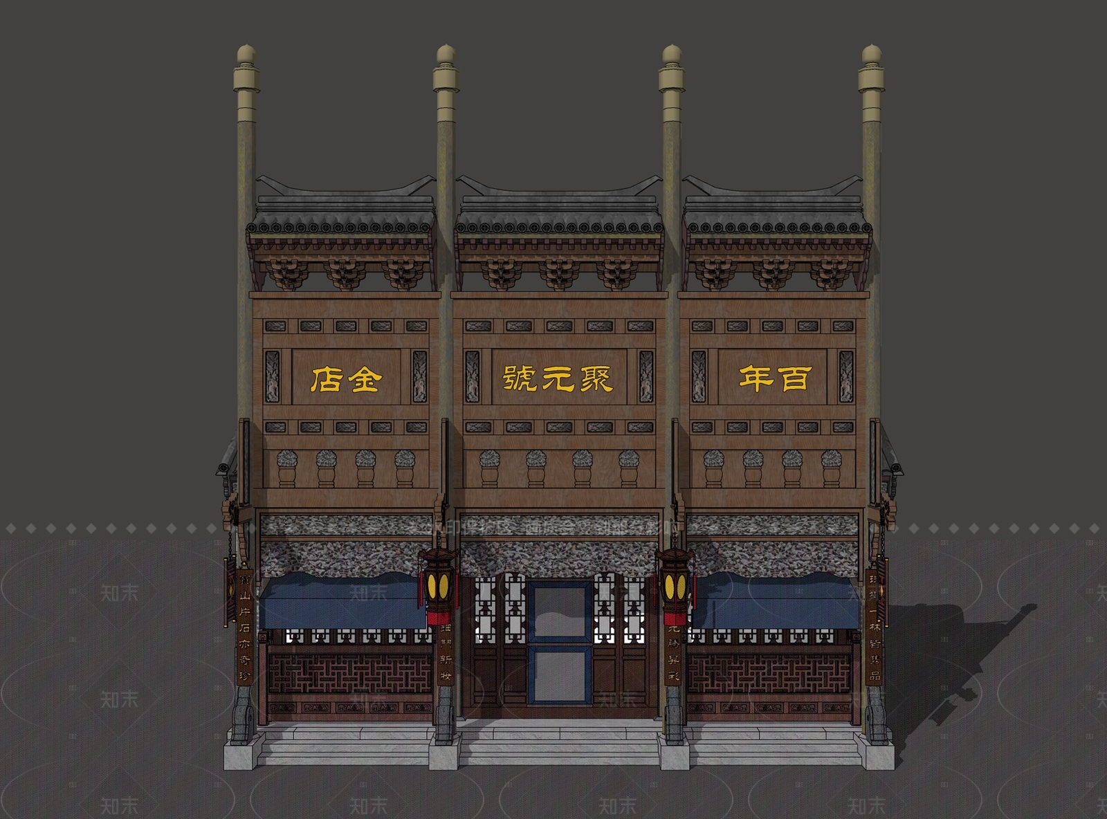 其他商业建筑SU模型下载【ID:1207665026】