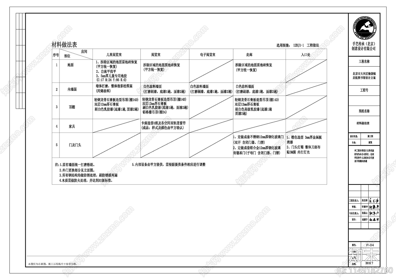 现代图书馆设计竣工图图纸cad施工图下载【ID:1149182760】