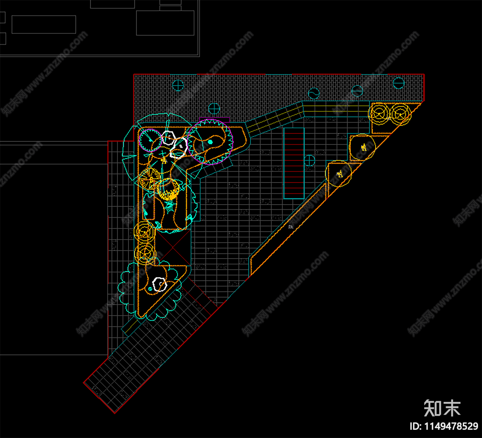 深圳市观城公园南入口周边环境提升工程cad施工图下载【ID:1149478529】